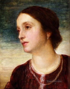 サマーズ伯爵夫人ジョージ・フレデリック・ワッツの肖像 Oil Paintings